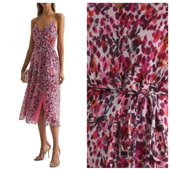Reiss Dresses & Skirts - New! REISS Pippa Printed Strappy Midi Dress Multicolored nwot  33791